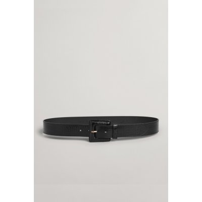 Gant opasek D1. EMBOSSED belt černá