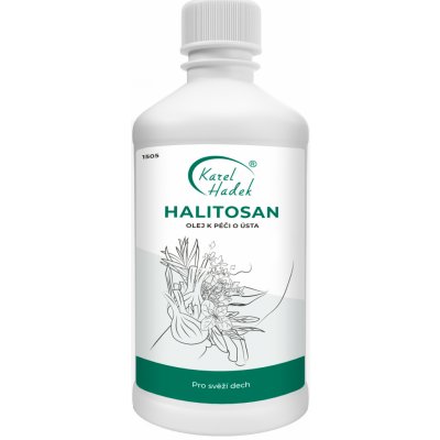 KH Ústní vyplachovací olej HALITOSAN pro svěží dech 500 ml – Hledejceny.cz