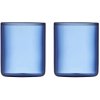 Sklenice Lyngby Glas Sklenice na panáka Torino Blue 2 x 60 ml