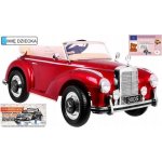 KidVolt Premium Elektrický retro Mercedes 300S lakovaný červená – Sleviste.cz