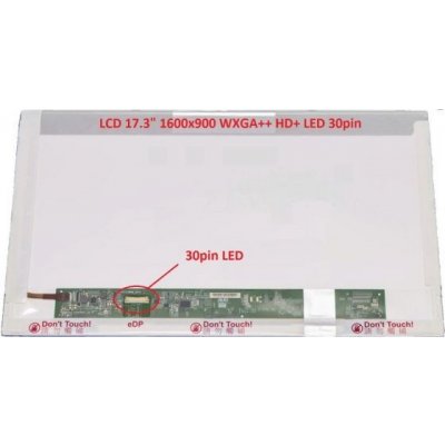 LCD displej display Acer Aspire E5-722G-67HE 17.3" WXGA++ HD+ 1600x900 LED lesklý povrch