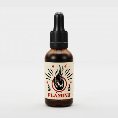By Elementum Mollis Flaming Beard Oil vyživující olej na vousy 30 ml – Zboží Dáma
