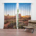 Sablio Závěs Skály v poušti 2: 2ks 140x250cm – Hledejceny.cz