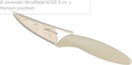 TESCOMA Nůž univerzální MicroBlade MOVE s ochranným pouzdrem 8 cm