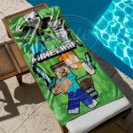 Jerry Fabrics Osuška Minecraft Lets Survive 70 x 140 cm – Sleviste.cz