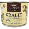 Konzerva pro psy Sokol Falco Sense Dog králík a hovězí 200 g