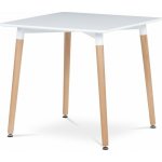 Autronic Jídelní stůl 80 x 80 cm DT-303 WT buk bílá – Zboží Dáma
