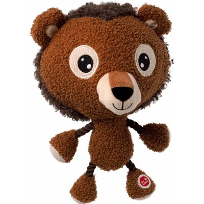 Dog Fantasy Big head lev plyšový pískací 30 cm – Zboží Dáma