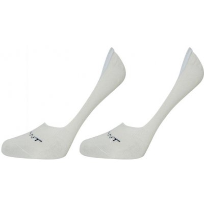 Gant ponožky D1. 2 PACK SOLID INVISIBLE SOCKS bílá