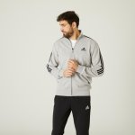 adidas pánská sportovní souprava melírovaná šedá – Hledejceny.cz