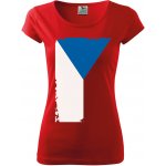CZECHMANIA tričko s českou vlajkou červená – Zboží Mobilmania