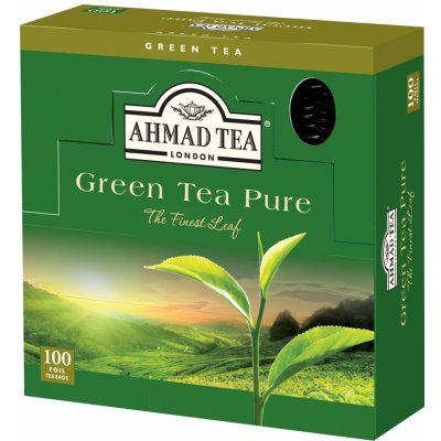Ahmad Tea Zelený čaj Green Tea Pure sáčků 100 x 2 g – Zboží Mobilmania