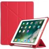 Pouzdro na tablet Protemio Leather Apple iPad 9.7 2018/2017 / iPad Air 1/2 33300 červený