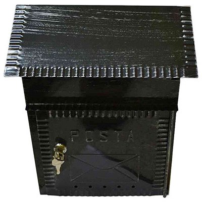 poštovní schránka kovaná Roman, černá – Zboží Mobilmania