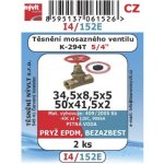 Těsnění sada pro mosazné ventily 5/4" 2 ks Těsnění Nývlt – Zboží Mobilmania
