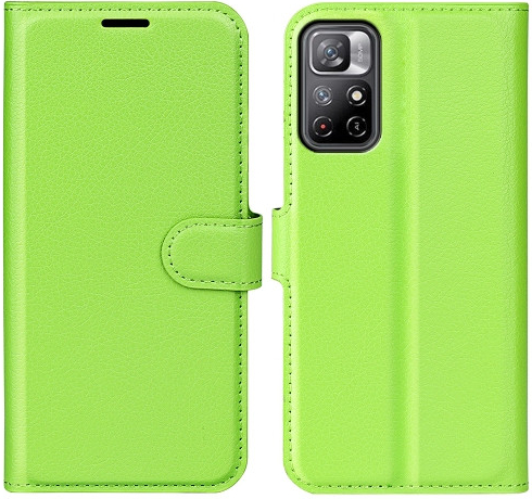 PROTEMIO 36568 LITCHI Ochranný kryt pro Xiaomi Poco M4 Pro 5G / Redmi Note 11S 5G zelený