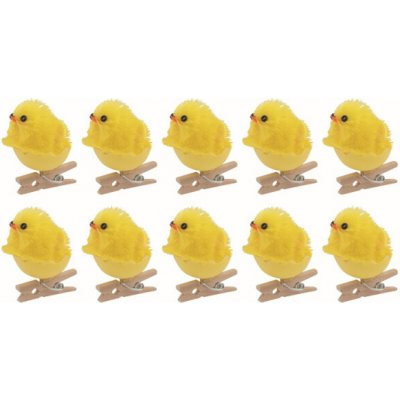 Kuřátko ve skořápce žluté 2 x 2,5 x 2 cm na kolíčku, 10 ks – Hledejceny.cz