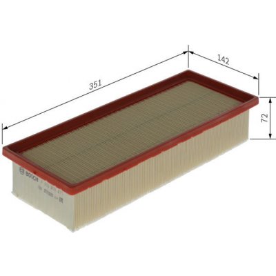 Vzduchový filtr BOSCH F 026 400 471 – Hledejceny.cz