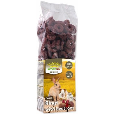 Nature Land Pochoutka Brunch řepové kroužky 105 g – Zboží Dáma