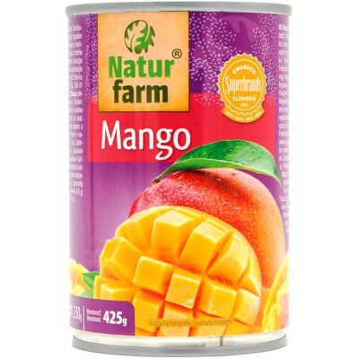 Natur farm Mango plátky ve sladkém nálevu 425 g