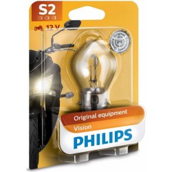 Philips S2 12V 35/35W BA20d BW 12728BW