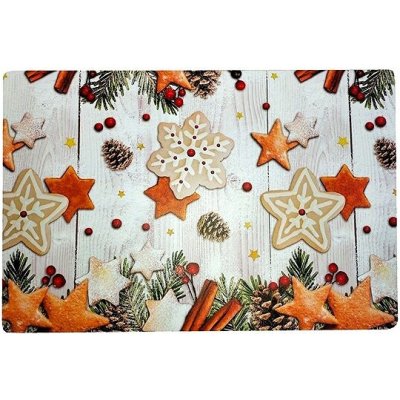 Goba Vánoční prostírání plastové Cukroví 6 ks 43x28cm – Zboží Dáma