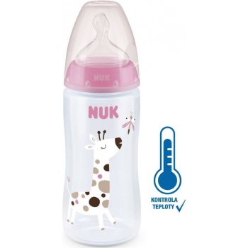 Nuk First Choice Temperature Control růžová 300 ml