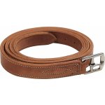 Equestro Třmenové řemeny kožené cognac 135 cm – Zboží Mobilmania