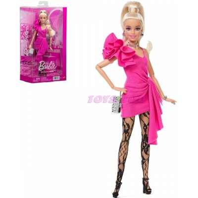Mattel Barbie Deluxe Style Modelka v růžových šatech s volánem JJN73 – Hledejceny.cz