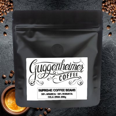 Guggenheimer káva Supreme Beans Italská pomalu Krémová chůť perfektní na espresso 200 g – Zboží Mobilmania