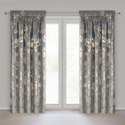 EUROFIRANY ZATEMŇOVACÍ ZÁVĚS NA PÁSCE CELIA 140X270 CM VZOROVANÁ – Hledejceny.cz