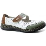 Rieker 46363-90 dámská obuv white combi – Zboží Dáma