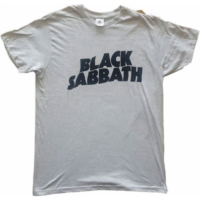 black Sabbath tričko black Wavy Logo Grey pánské