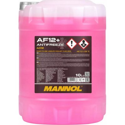 Mannol Antifreeze AF12+ -40°C 10 l – Zbozi.Blesk.cz