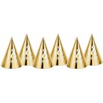 PartyDeco party čepičky zlaté 18. narozeniny 6ks – Zboží Dáma