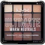 NYX Professional Makeup Ultimate Shadow Palette oční stíny Warm Neutrals 16 ks – Zboží Mobilmania