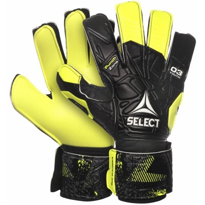 Select GK gloves 03 Youth Barva černá-žlutá – Zboží Mobilmania