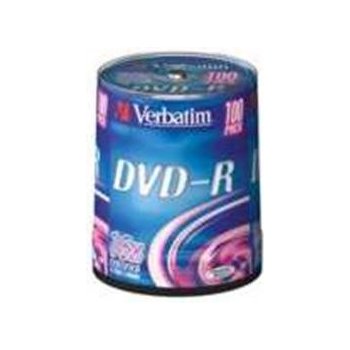 Verbatim DVD-R 4,7GB 16x, Advanced AZO, cakebox, 100ks (43549)