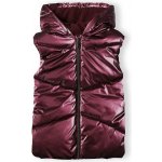 Minoti prošívaná Puffa s chlupatou podšívkou 16gilet 5 fialová – Zboží Mobilmania