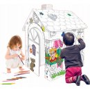 Mochtoys Coloring House 11122 papírový domeček omalovánky Princezna