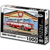 Puzzle Retro-auta Škoda 706 RTO MEX — Jelcz 272 1973 1000 dílků