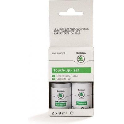 Škoda Tužka laková stříbrná Brilliant metalíza – Zboží Mobilmania