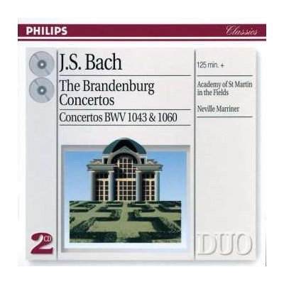 Johann Sebastian Bach: The Brandenburg Concertos - Concertos BWV 1043 & 1060 CD – Hledejceny.cz