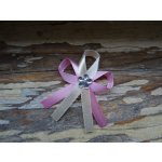 Svatební vývazek - růžová / vanilka 94 – Zboží Dáma