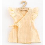 Letní kojenecké mušelínové šaty New Baby Leny peach – Zboží Dáma