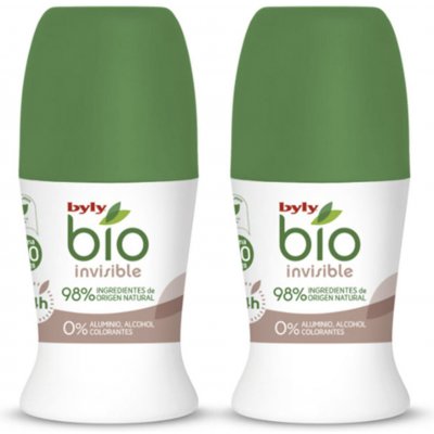 Byly Bio Natural 0% Invisible roll-on Lote 2x50 ml