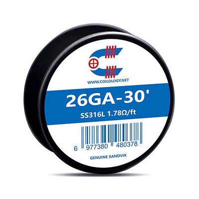 Coilology Sandvik Odporový drát SS316L 9m 26GA – Zboží Mobilmania