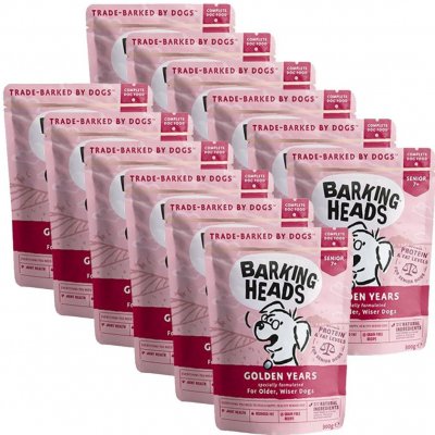 Barking Heads Golden Years Grain Free 12 x 300 g – Hledejceny.cz