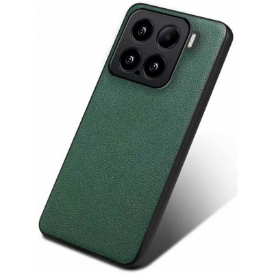 Lenuo TPU leather kryt pro Xiaomi 15 tmavě Green – Zboží Živě