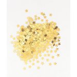 Konfety hvězda zlatá metalická 14g – Zboží Dáma